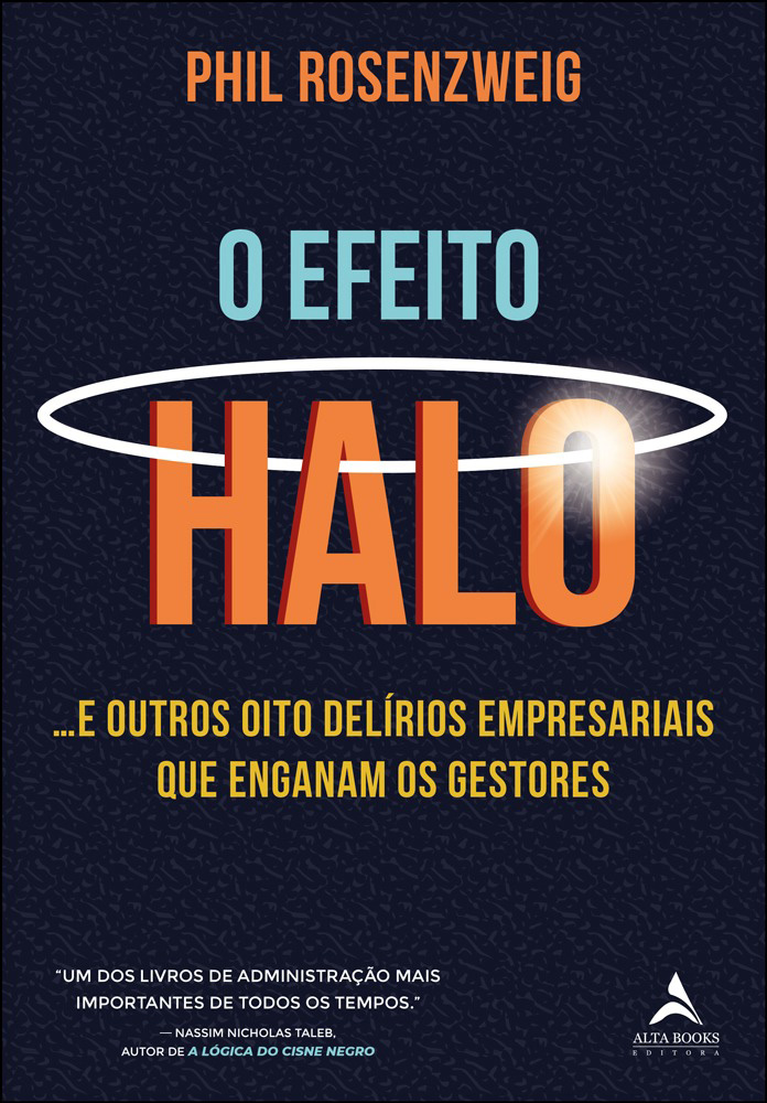 Capa do livro "O Efeito Halo," de Phil Rosenzweig