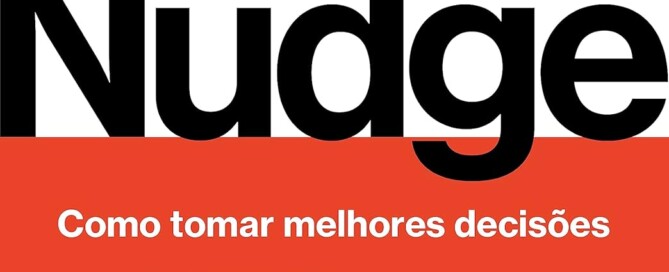 Capa do livro "Nudge," de Richard H. Thaler e Cass R. Sustein